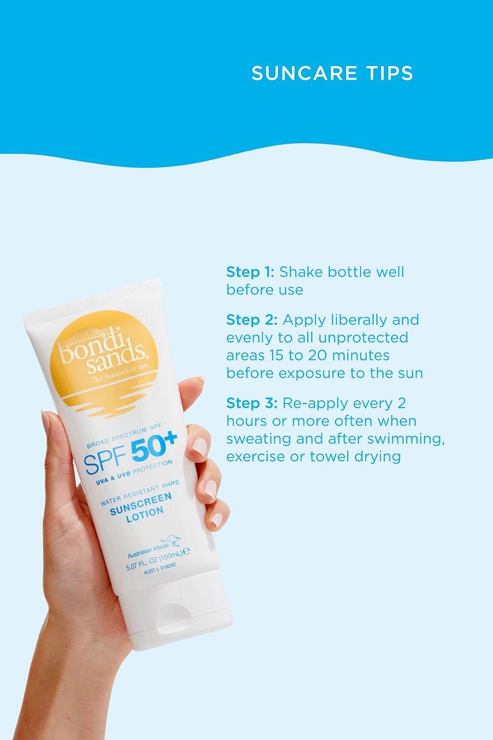 Bondi Sands Spf 50+ Body Suncreen Tube Coconut Scent 150ml Multi image 6