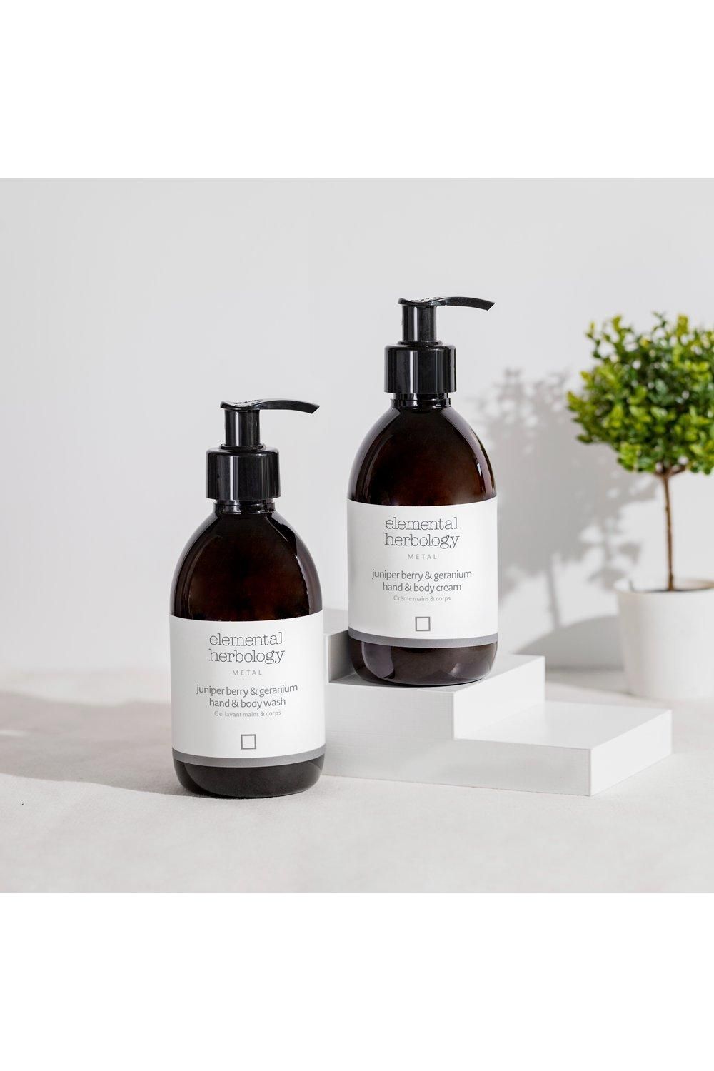 Elemental Herbology Juniper Berry and Geranium Hand and Body Cream 290ml Multi image 2