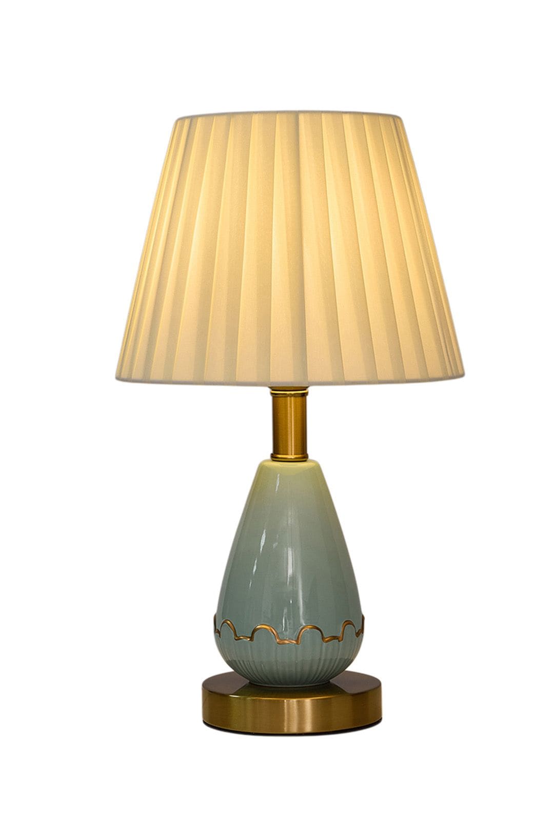 Living and Home Ceramic & Iron Table Lamp with 5W Bulb image 3