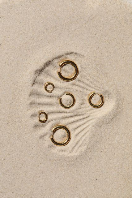 Jon Richard Waterproof Gold Plated Large Chubby Hoop Earrings image 5