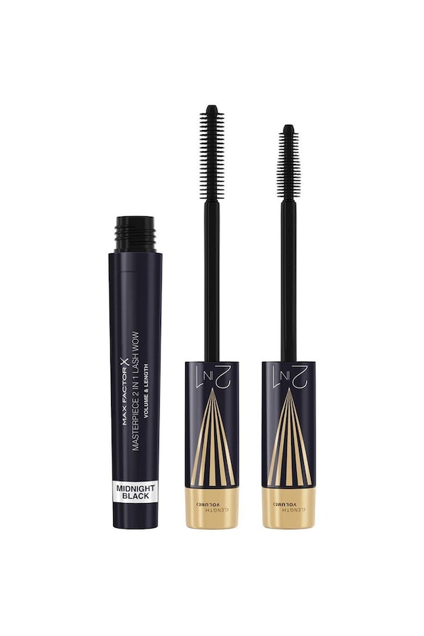 Max Factor Masterpiece 2 In 1 Lash WOW Mascara Midnight Black