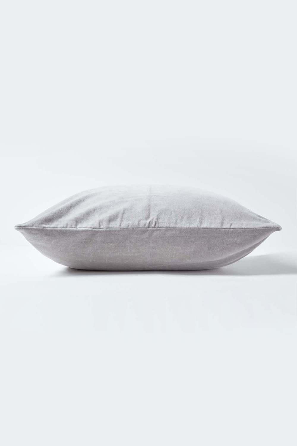 Homescapes Velvet Cushion Cover 100% Cotton, Soft & Machine Washable image 2