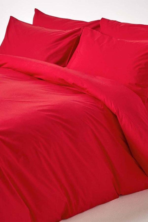 Homescapes Egyptian Cotton Duvet Cover with Pillowcase, 200 TC