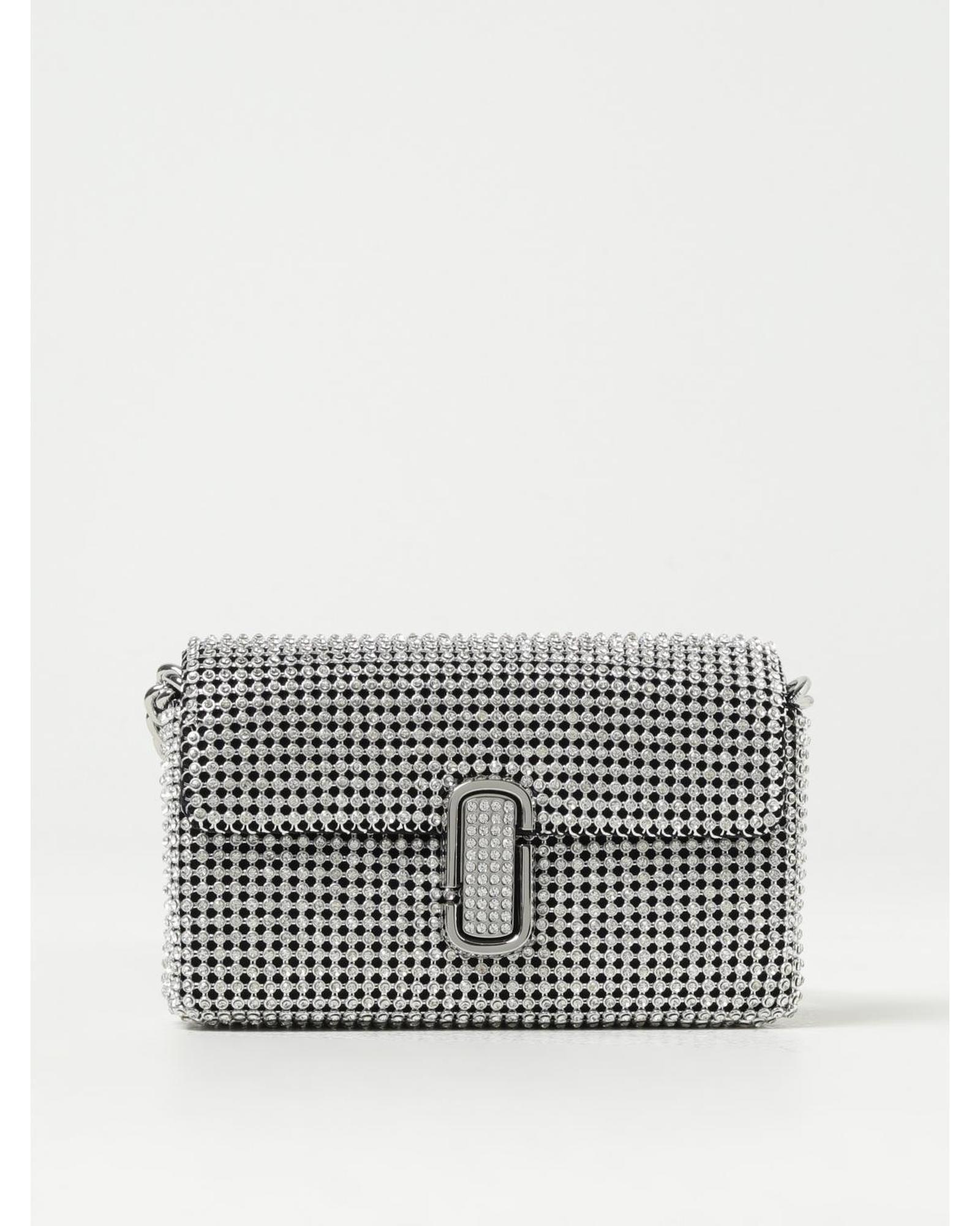 Marc Jacobs Crystal Mesh Clutch Bag Wo - Silver image 1