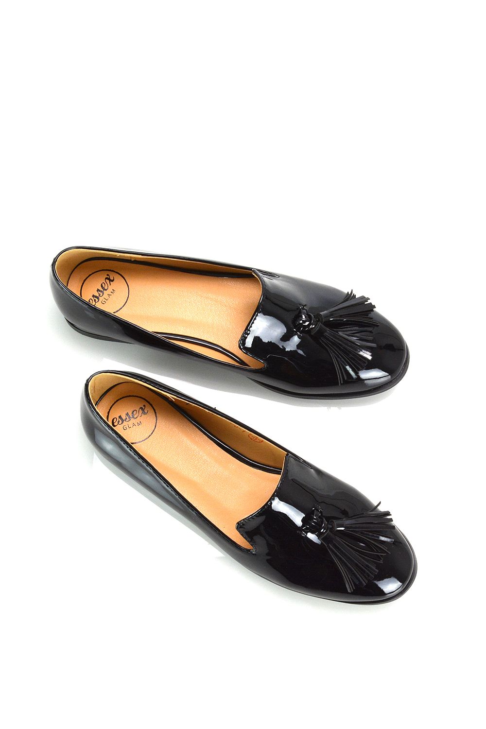 XY London 'Betsy' Flat Pointed Toe Tassel Loafer Shoes image 5