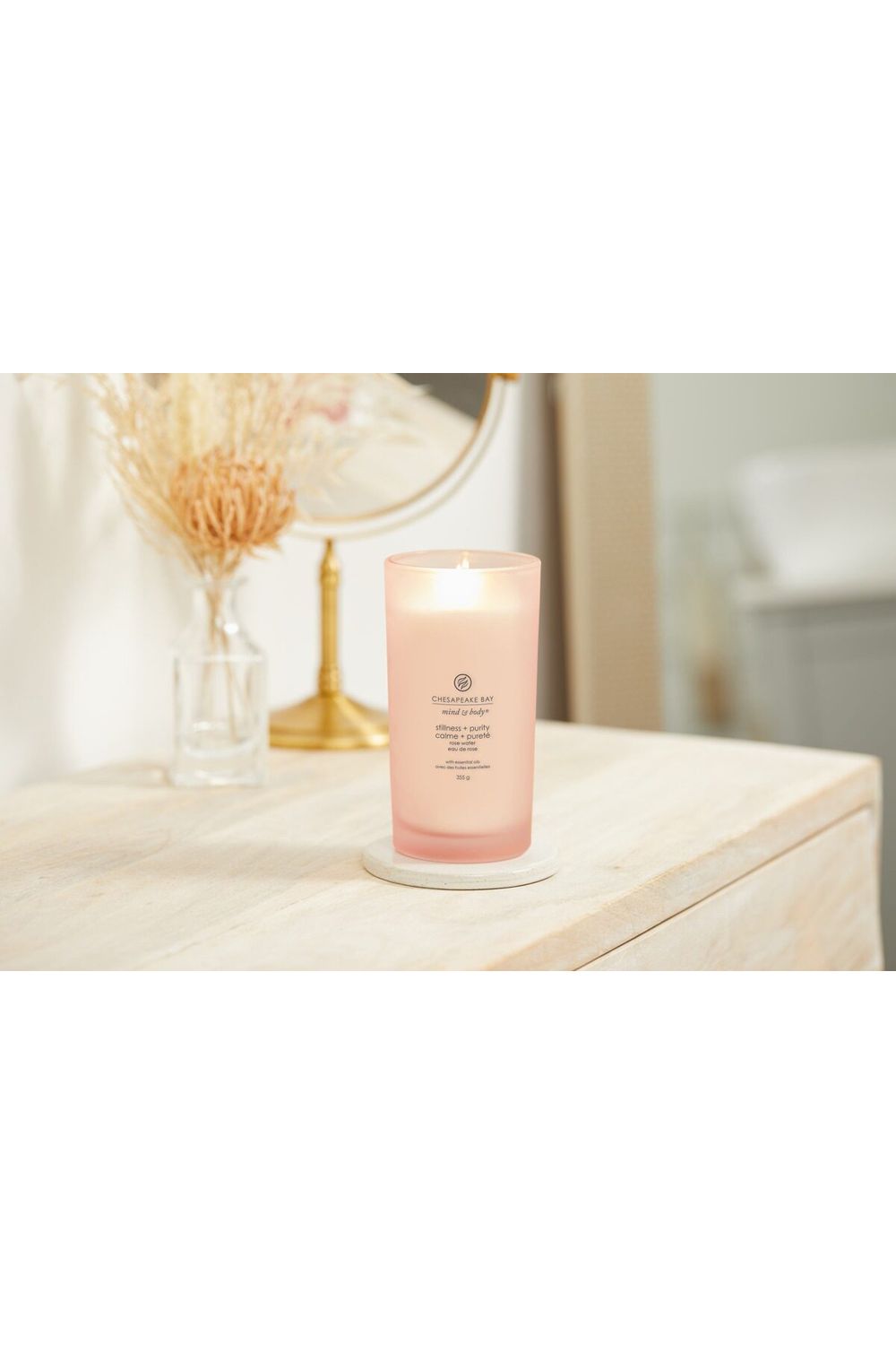Chesapeake Bay Large Jar Candle - Stillness & Purity 355g Pink image 2