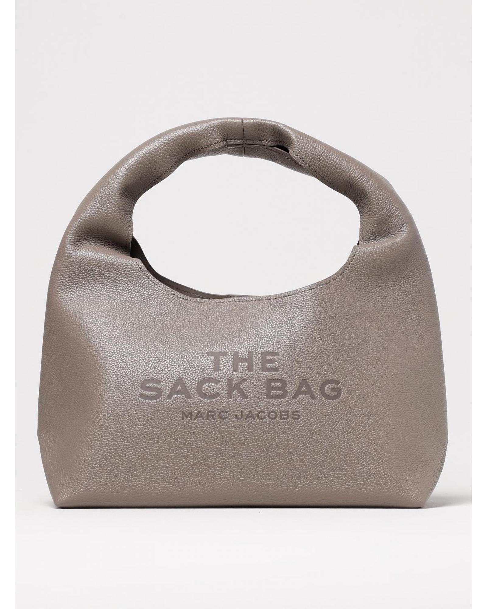 Marc Jacobs The Sack Bag Leather Shoulder Bag Wo - Grey image 1