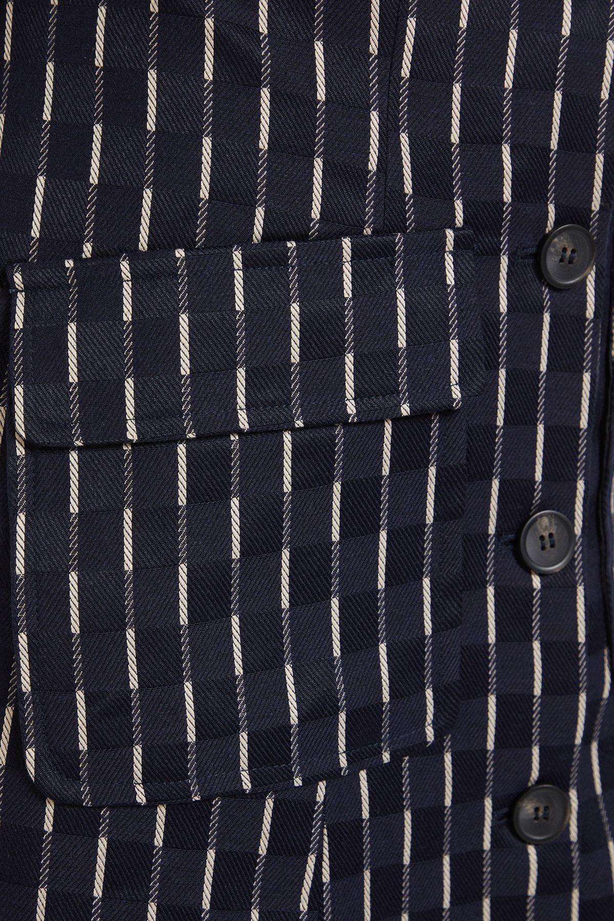 Principles Navy Check Detail Tailored Sleeveless Mini Dress Navy image 5