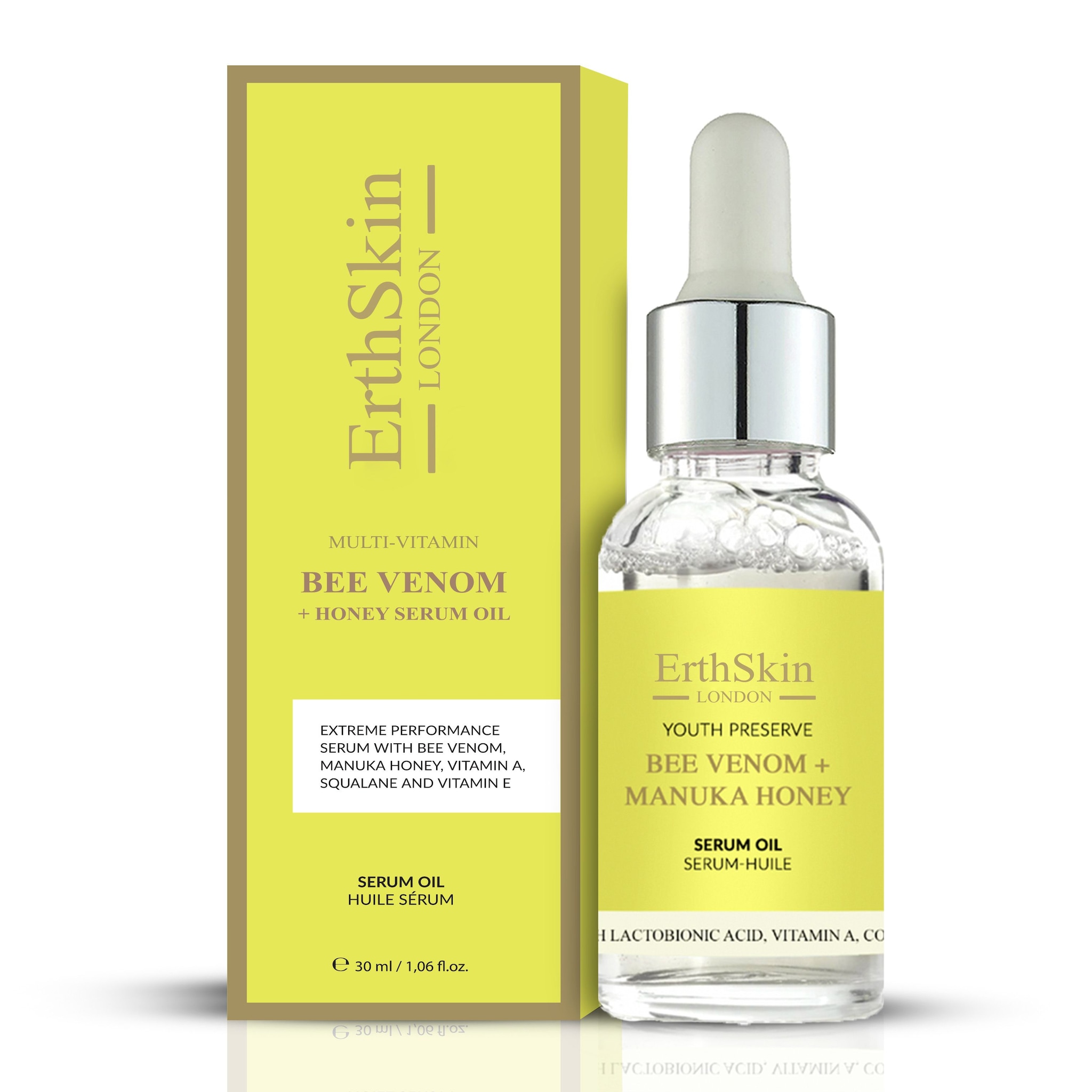 Erth Skin London Erth Skin London - Bee Venom + Manuka Honey Deep Hydration Serum Oil 30ml image 1