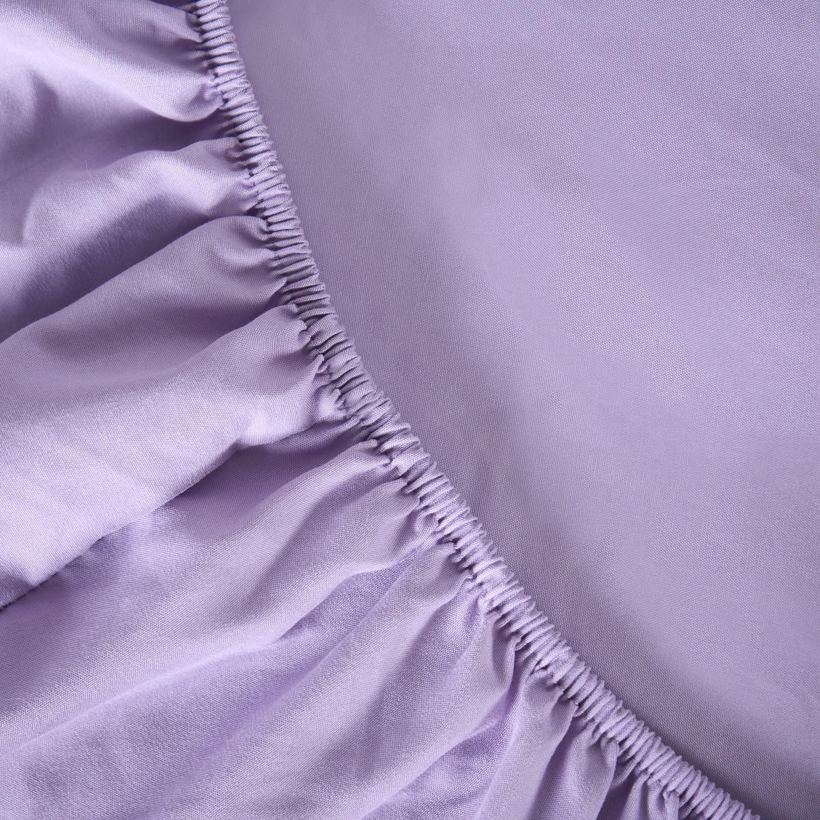 OHS Plain Dyed Non-Iron Fitted Bed Sheet image 2