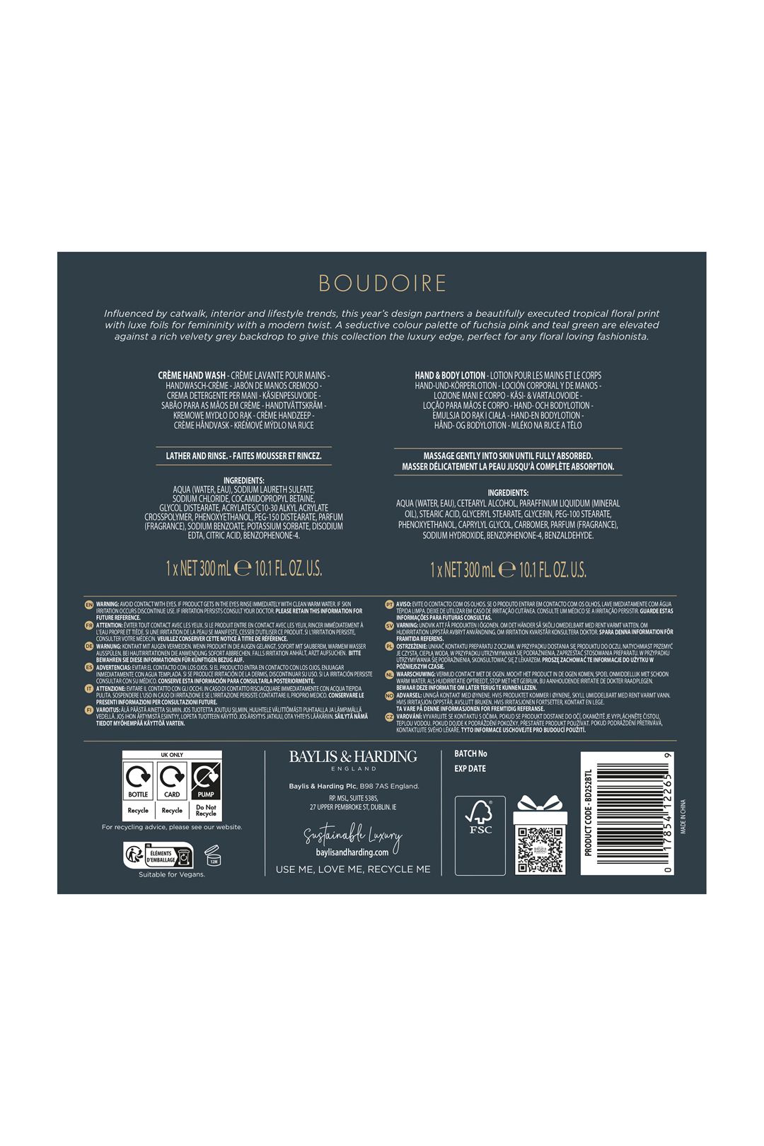 Baylis & Harding Boudoire Luxury Hand Care Gift Set Multi image 8