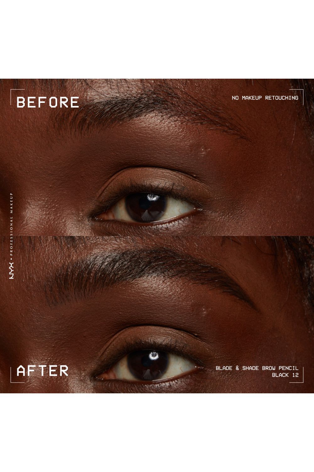 NYX Professional Makeup Blade & Shade, Nano Brow Mechanical Pencil 0.06g Black image 8