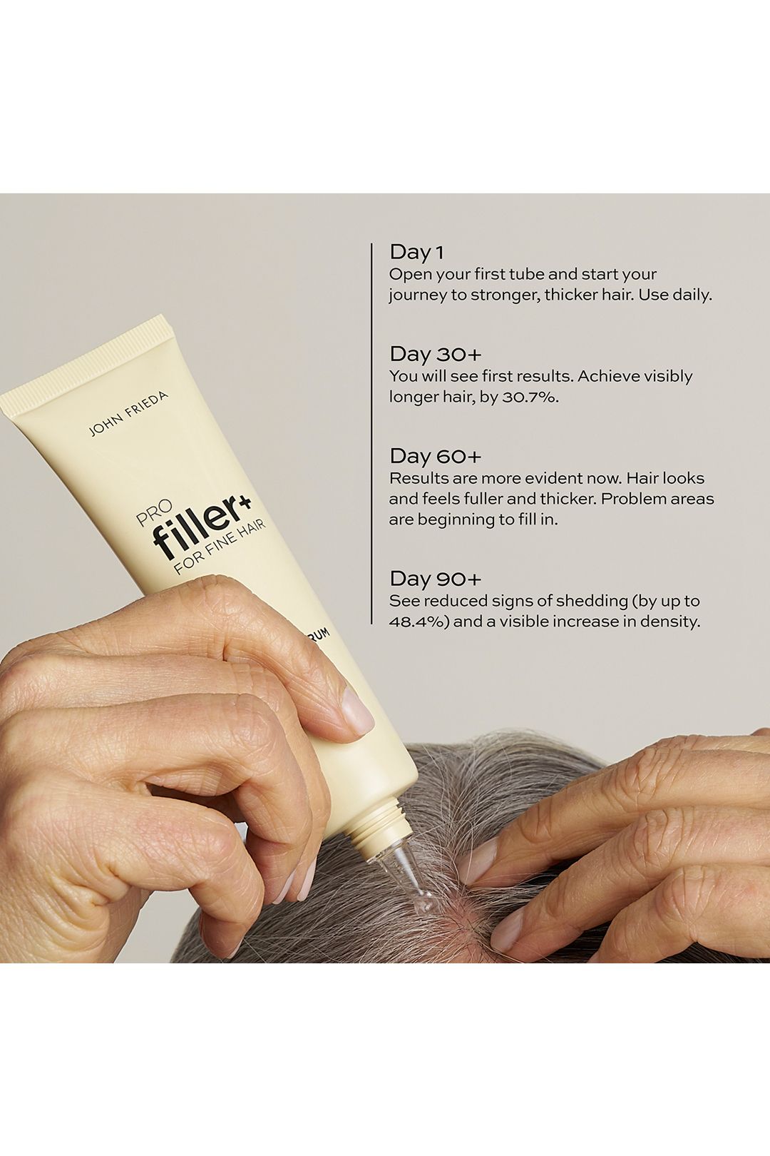 John Frieda PROfiller+ Hair Growth Scalp Serum 50ml Multi image 7