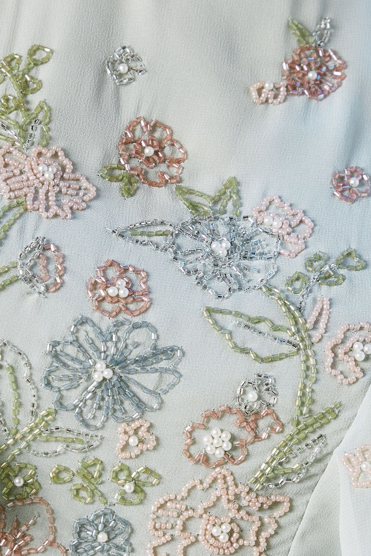 Coast Flutter Sleeve Embellished Ditsy Floral Bridesmaid Dress Sage image 5