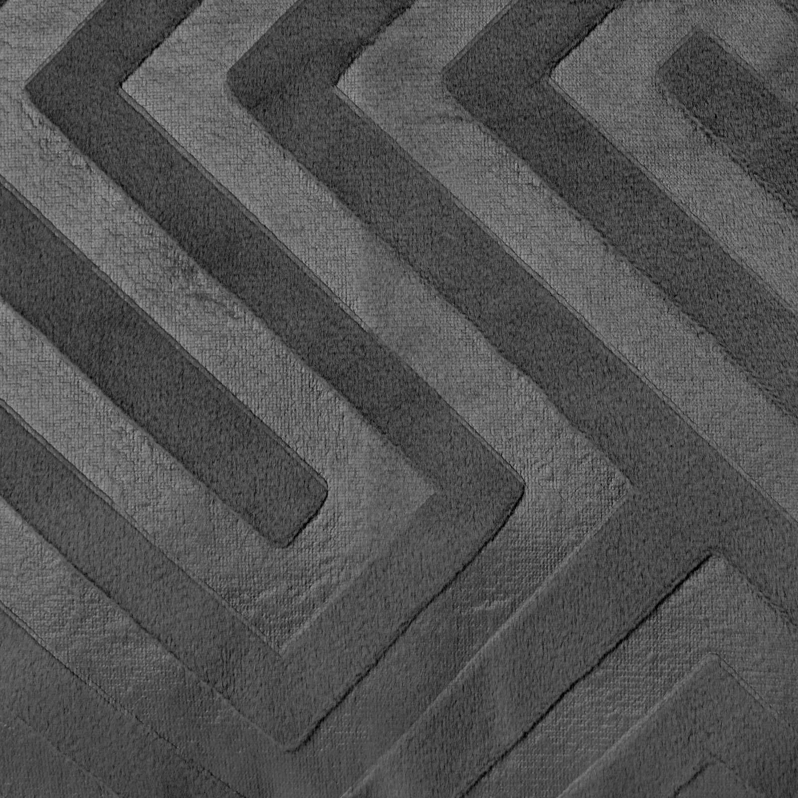 OHS 2 x Matte Geo Velvet Cushion Covers Filled Soft image 3