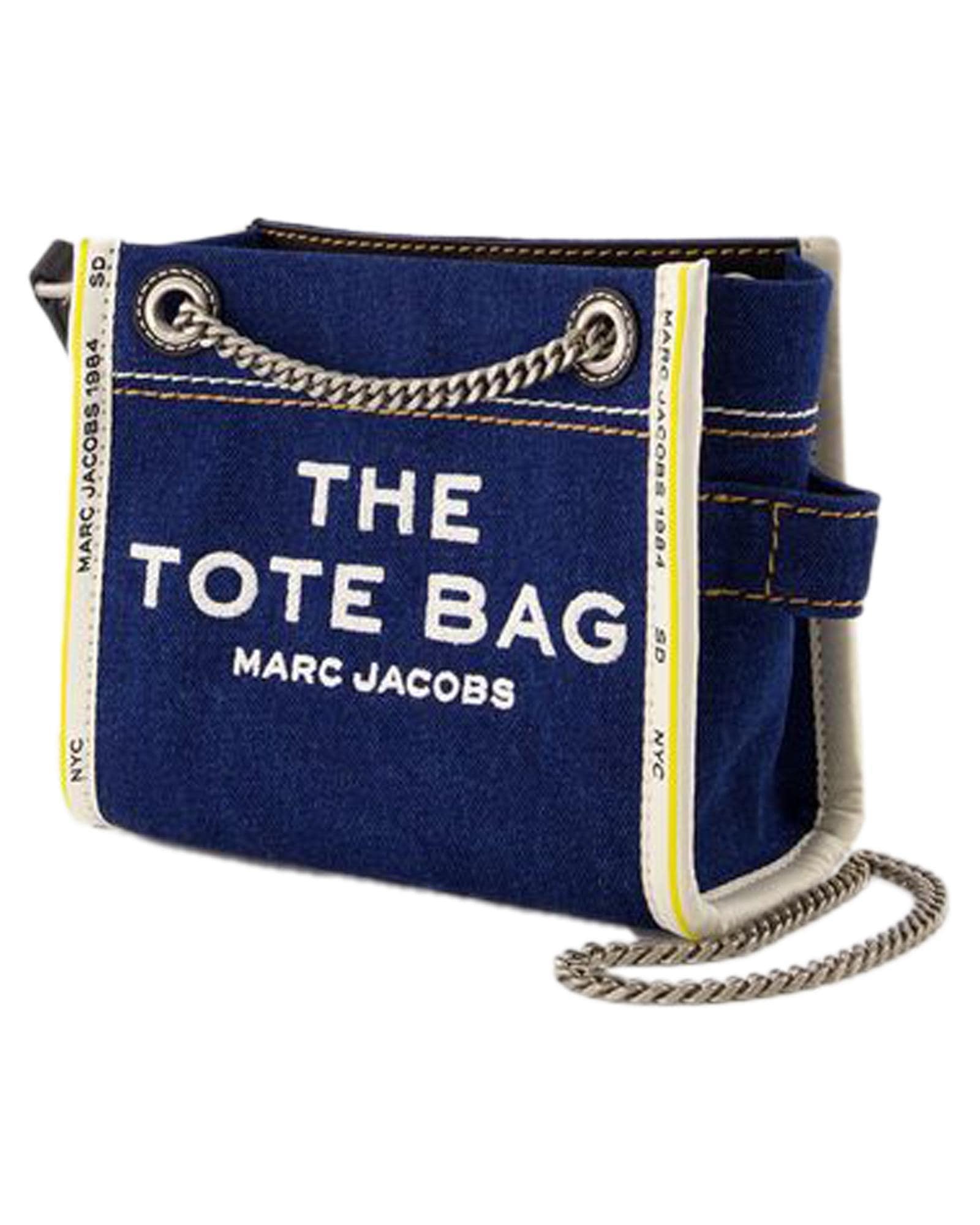 Marc Jacobs The Tote Bag Denim Tote Wo - Black | Black image 2