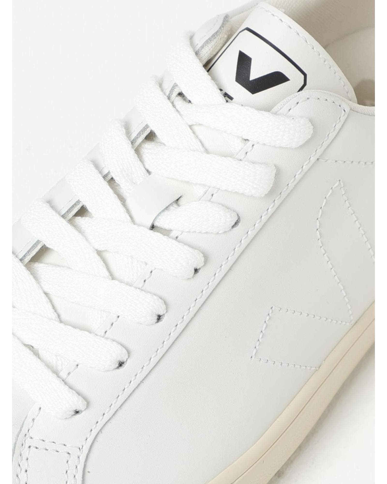 Veja V10 White Leather Casual Sneakers Wo image 4