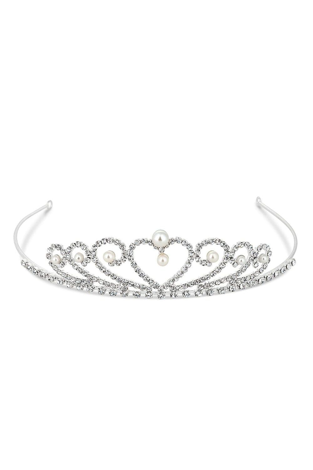 Jon Richard Heart And Pearl Small Tiara image 1
