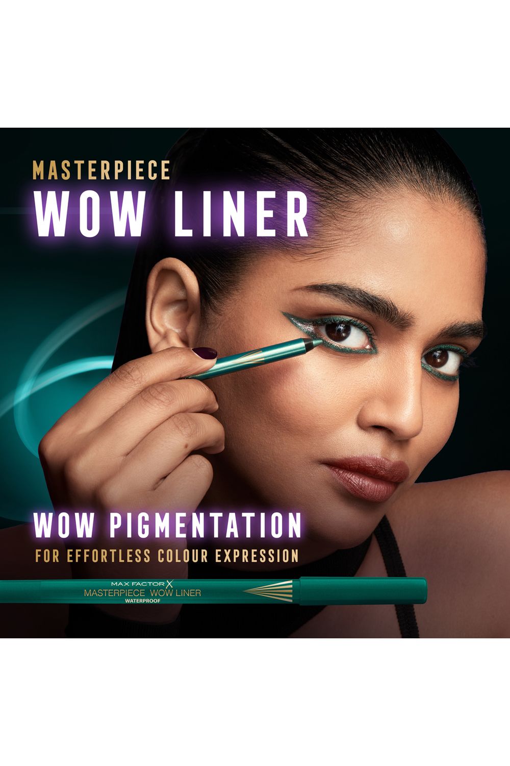 Max Factor Masterpiece Wow Liner 1.2g Midnight Black image 5