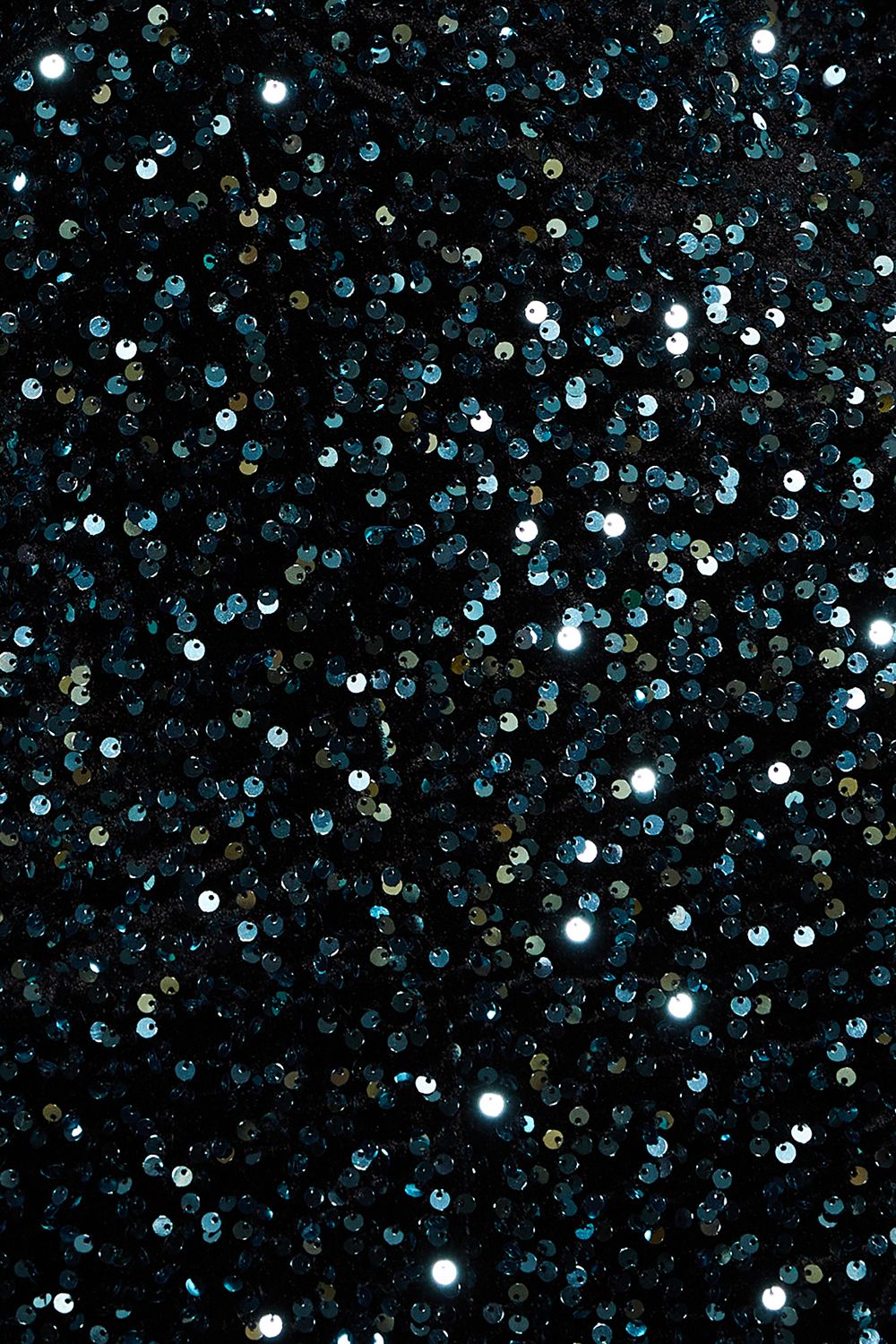 Dorothy Perkins Lace Trim Sequin Mini Dress Turquoise image 5