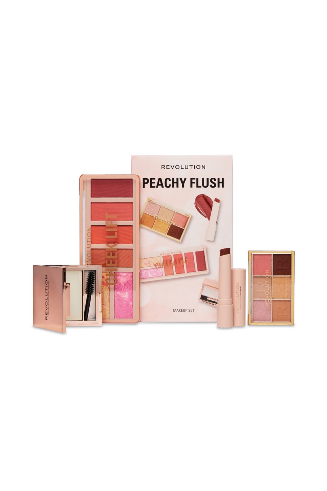 Revolution Peach Flush Makeup Set (Worth £22) Multi image 2