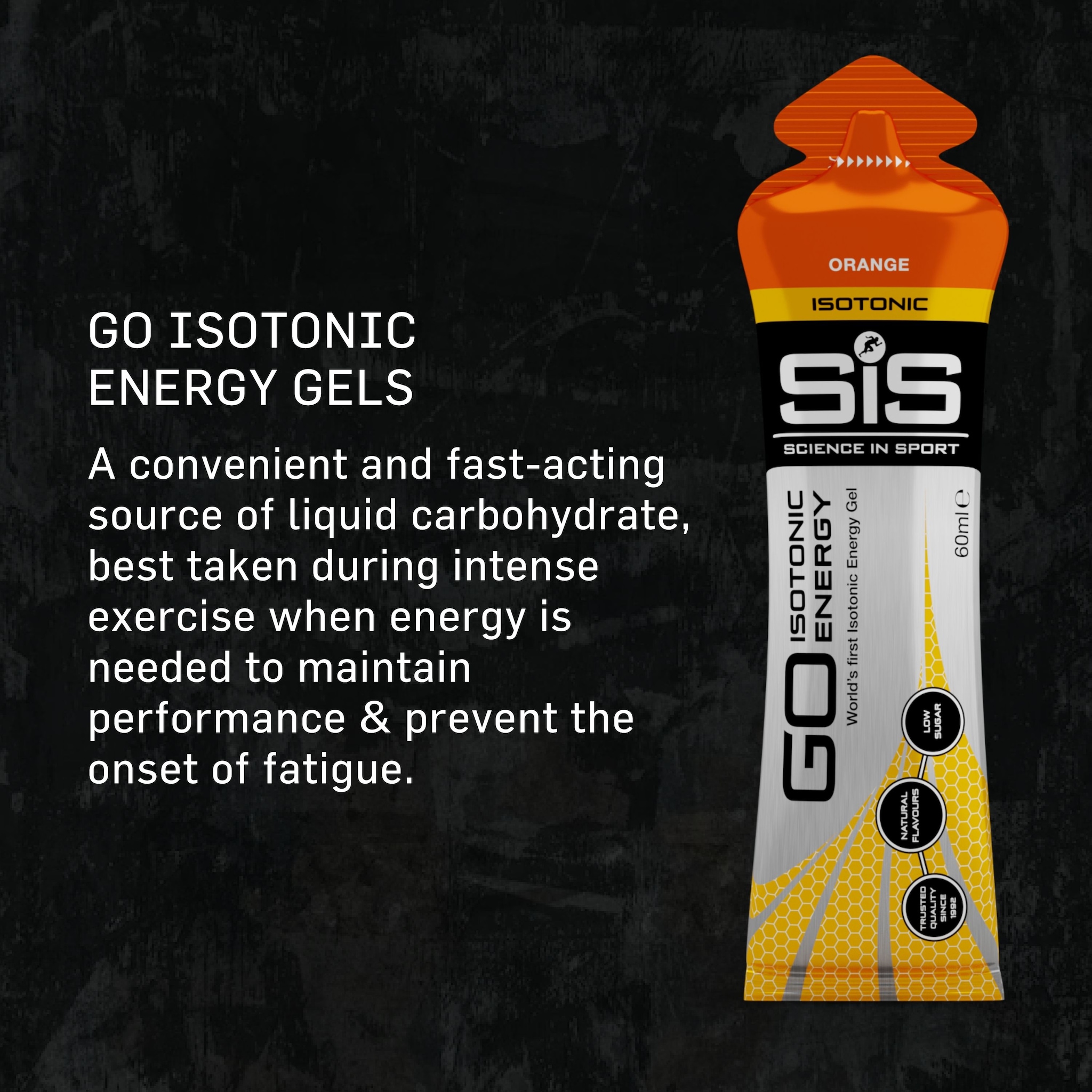 Science in Sport GO Isotonic Energy Gel Orange - 6 Pack image 3