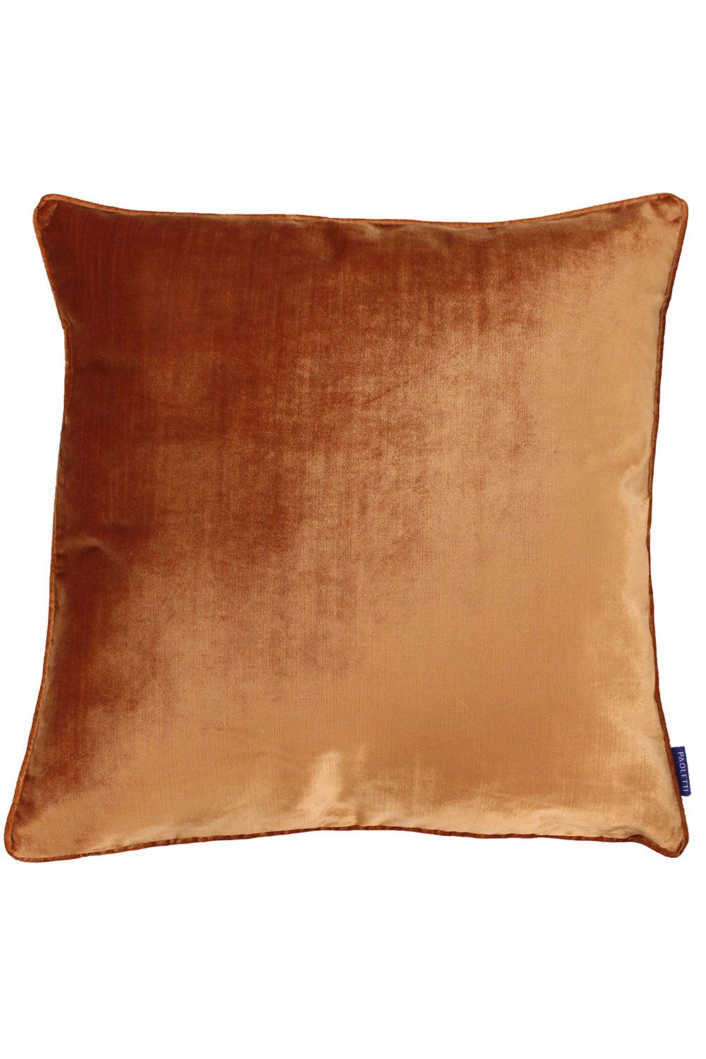 Paoletti Luxe Velvet Piped Cushion image 1