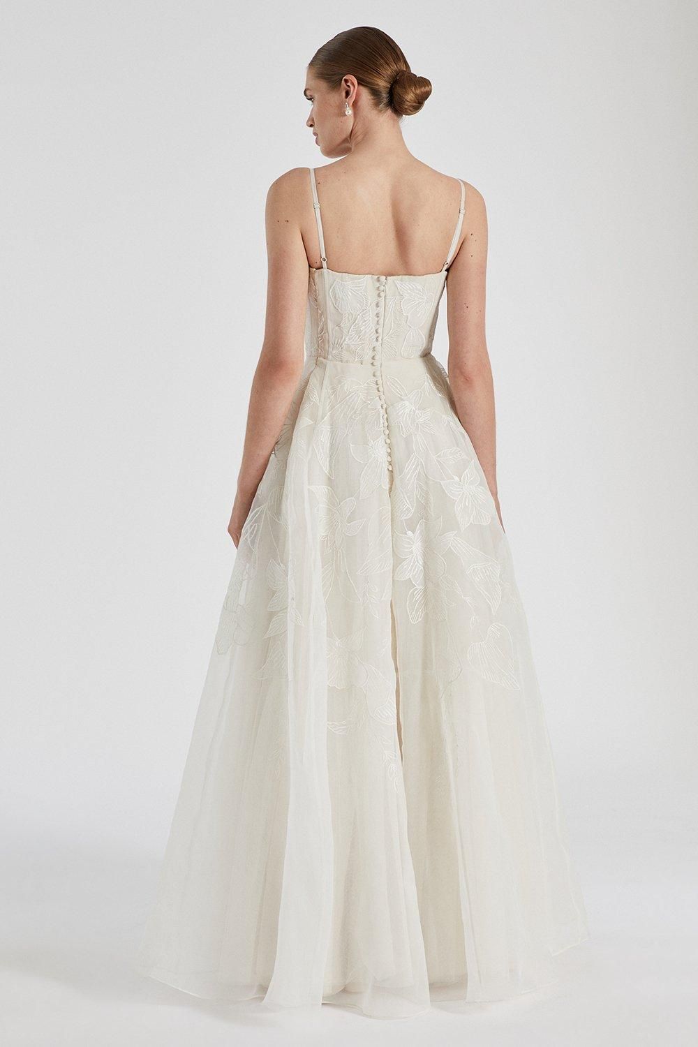 Coast RSN Inspired Corset Maxi Wedding Dress Ivory image 4