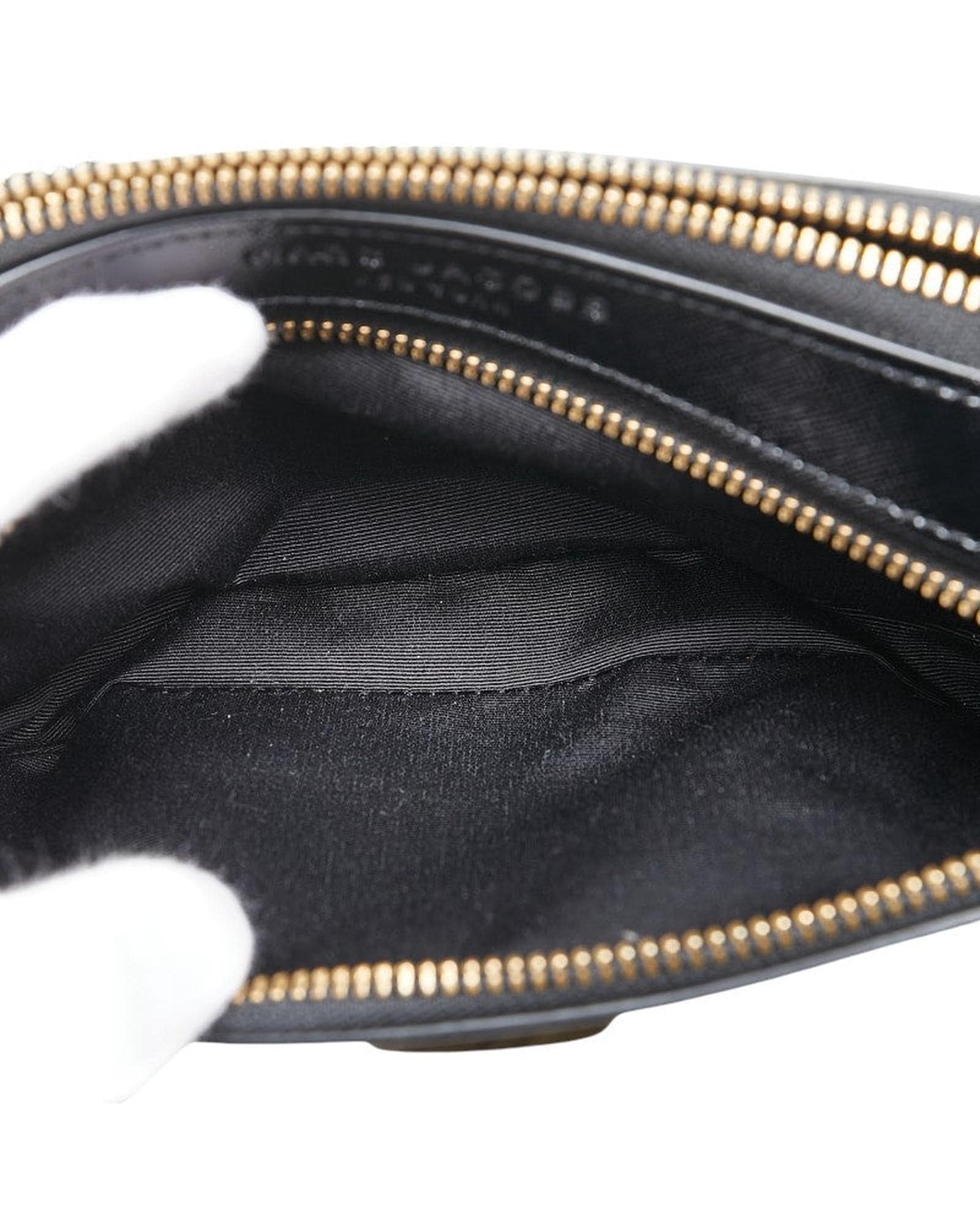 Marc Jacobs Preloved Snapshot Bag Patchwork Wo - Black | Black Crossbody Bags image 7