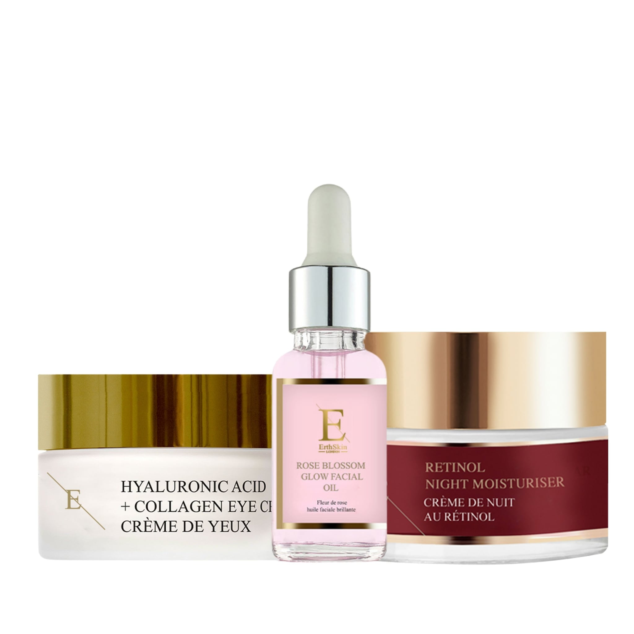 Erth Skin London Retinol & Rose Glow Trio image 1