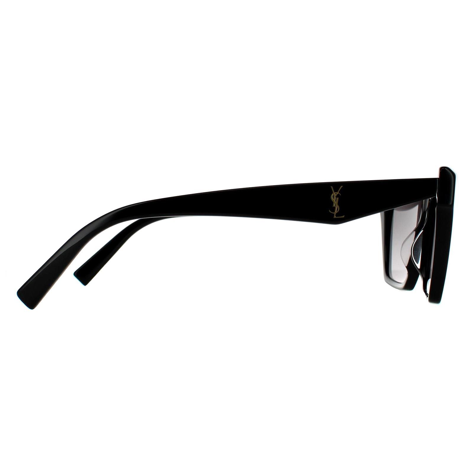 Saint Laurent Cat Eye Black Grey Gradient Sunglasses image 4