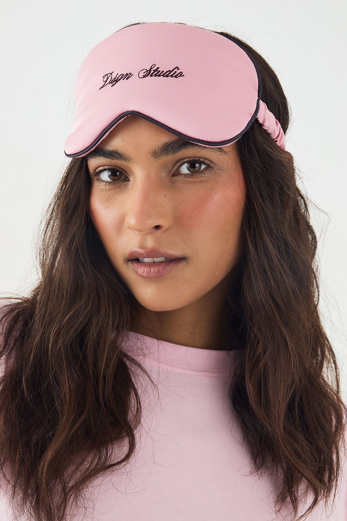 DSGN Studio DSGN Studio Satin Eyemask Baby Pink image 1