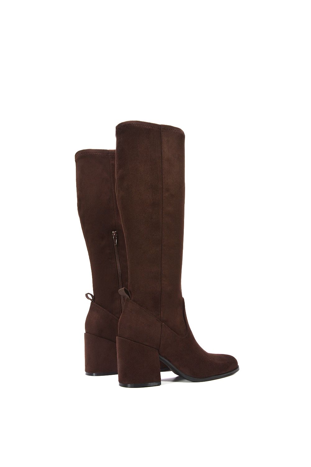 XY London 'Tatum' Knee High Block Heeled Boots image 4