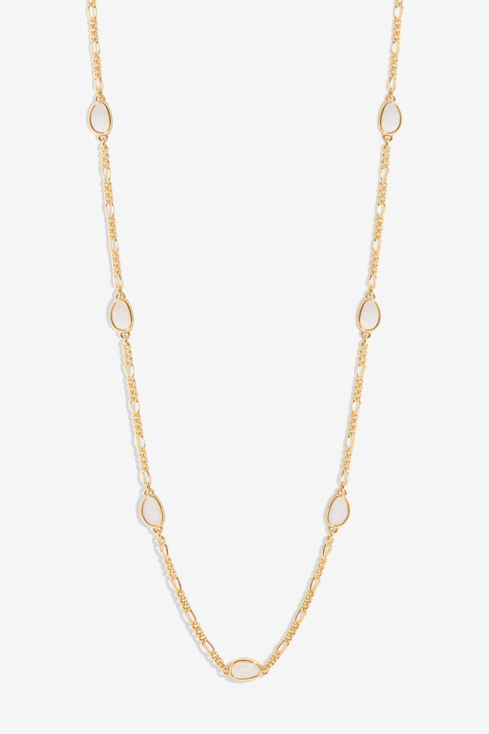 Jon Richard Gold Plated Chain And Shell Station Necklace image 1