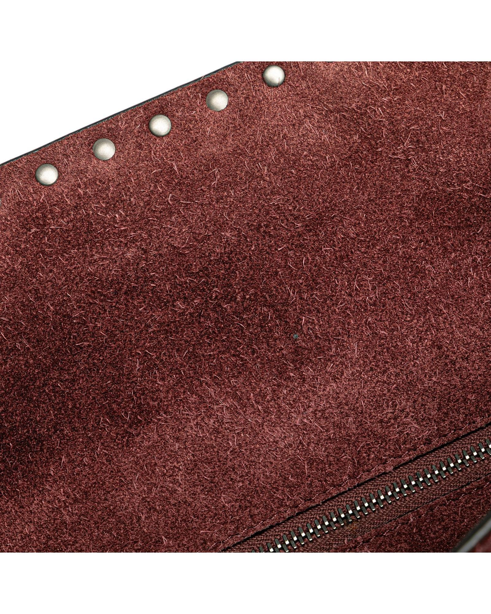 Valentino Preloved Rockstud Shoulder Bag Crossbody Wo - Red Crossbody Bags image 9