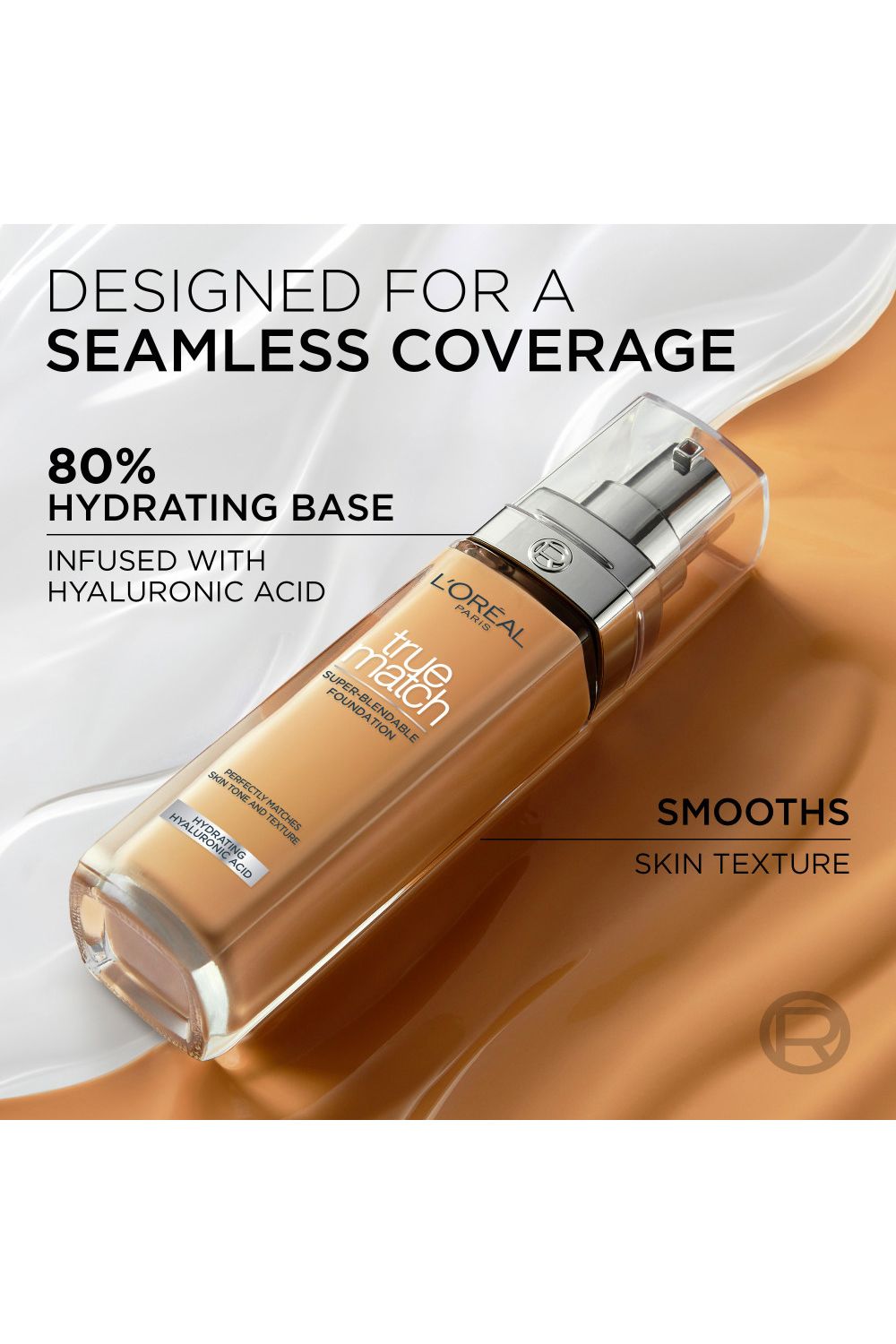 L'Oréal Paris True Match Liquid Foundation with SPF and Hyaluronic Acid 0w image 6