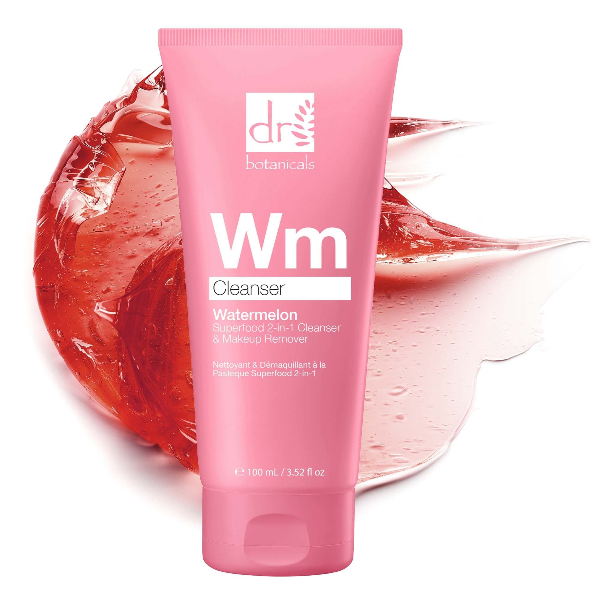 Dr. Botanicals Watermelon Superfood 2-in-1 Cleanser 100ml x 2 Duo Set image 3