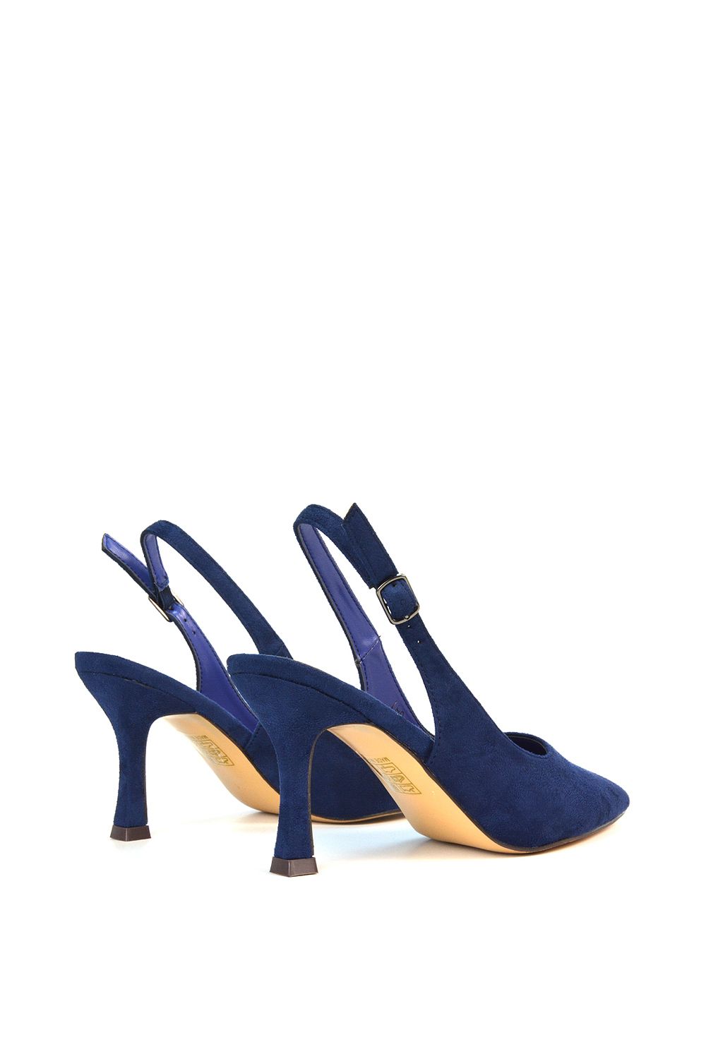 XY London 'Valerie' Stiletto High Heel Closed Toe Slingback Court Shoes image 5