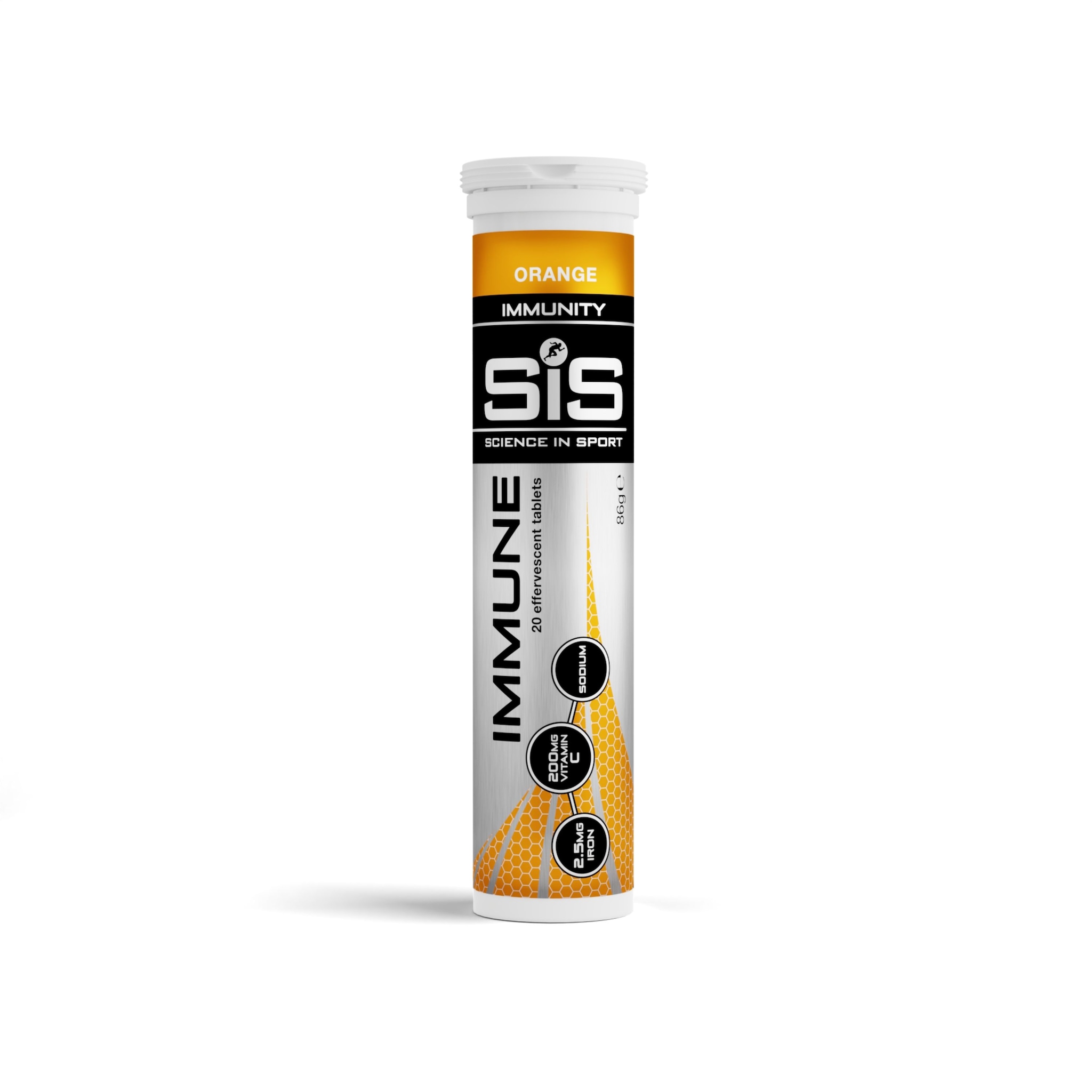 Science in Sport Immune Tablets | 200mg Vitamin C | Orange Flavour - 20 Tablets image 1