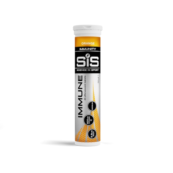 Science in Sport Immune Tablets | 200mg Vitamin C | Orange Flavour - 20 Tablets