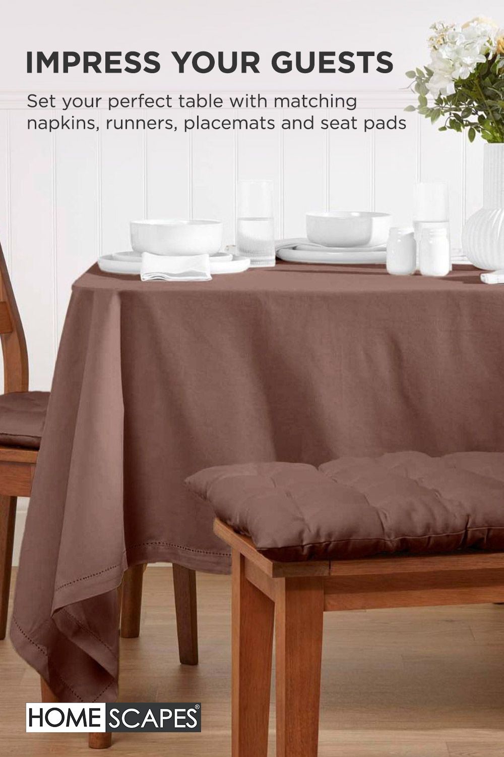 Homescapes Garden Bench Cushion Luxury 2 Seater Cotton Indoor Outdoor Pad, 108 x 42cm image 7