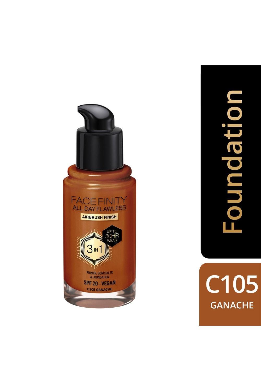 Max Factor Facefinity All Day Flawless 3 in 1 Vegan Foundation Ganache image 3