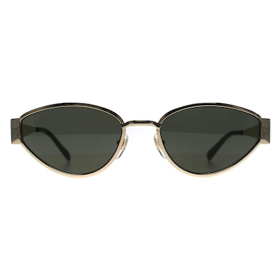 Gucci Oval Gold Grey GG1853S