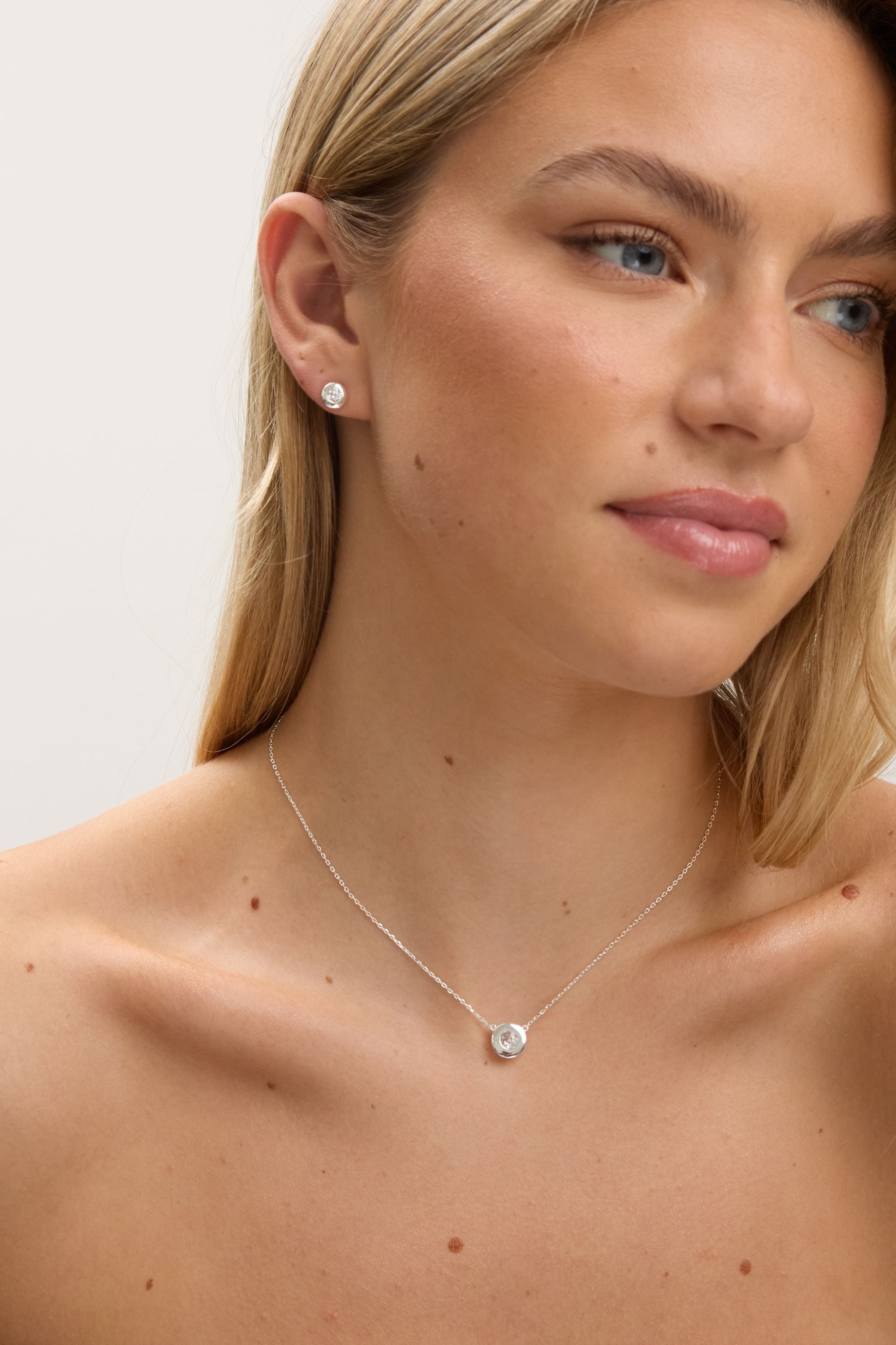 Jon Richard Silver Plated and Crystal Besel Set - Gift Box image 2