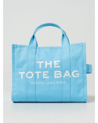 Marc Jacobs The Tote Bag Canvas Tote Wo - Gnawed Blue Handbags