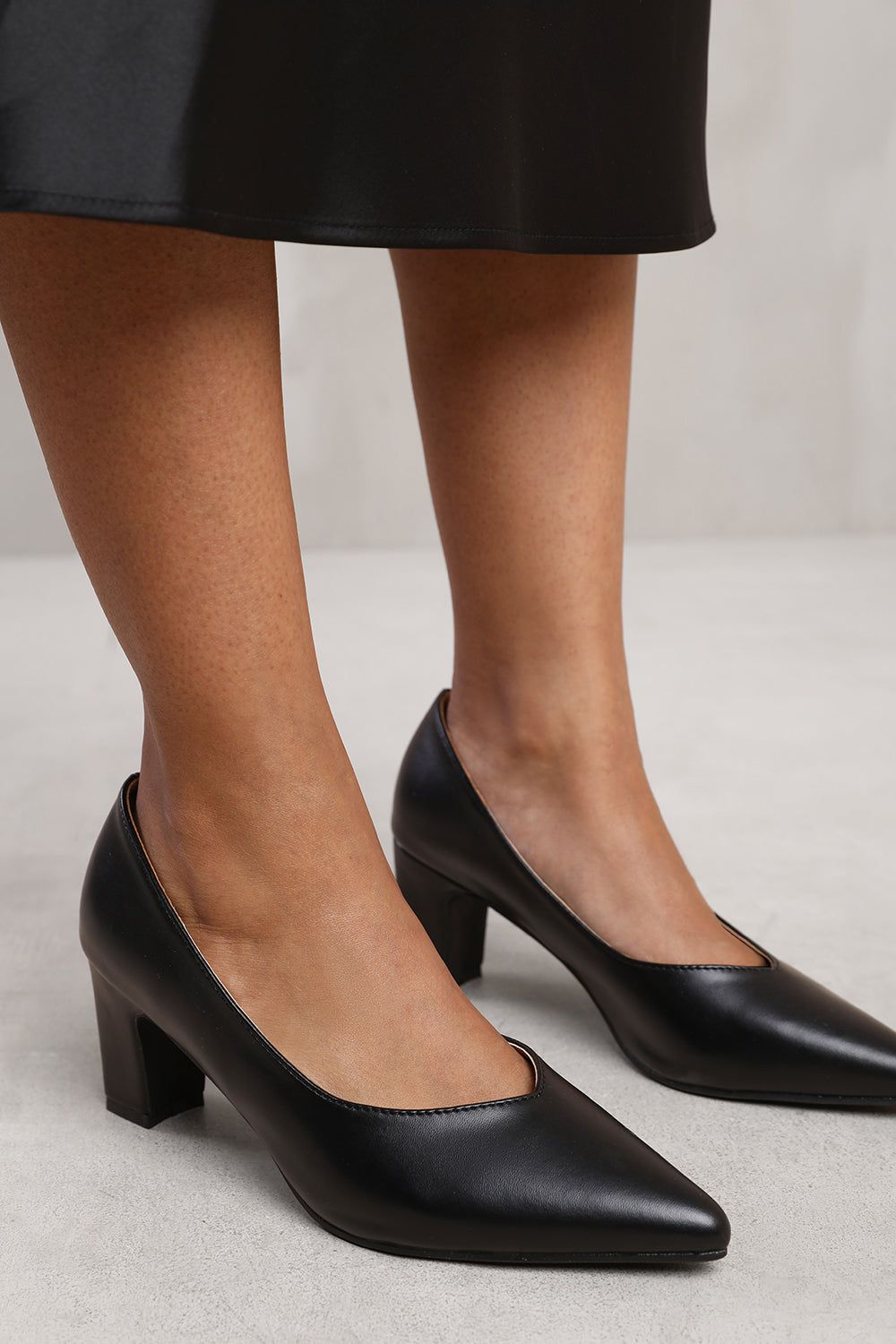 Where's That From 'Ava' Extra Wide Fit Block Heel With Pointed Toe image 4