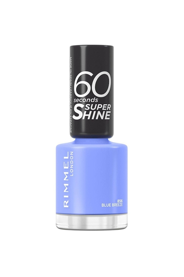 Rimmel London 60 Seconds Super Shine Nail Polish Blue Breeze