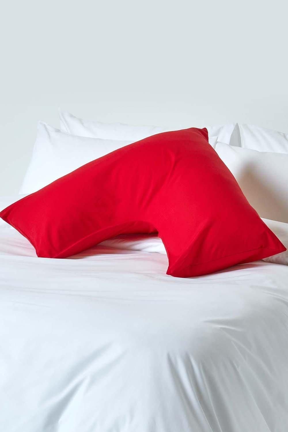 Homescapes Egyptian Cotton V Shaped Pillowcase 200 TC image 2