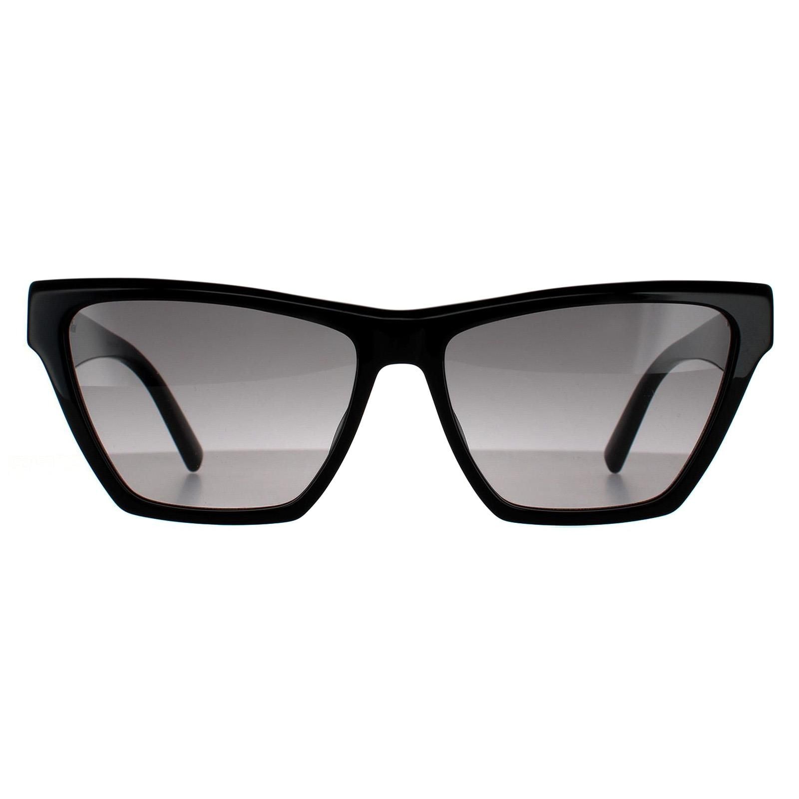 Saint Laurent Cat Eye Black Grey Gradient Sunglasses