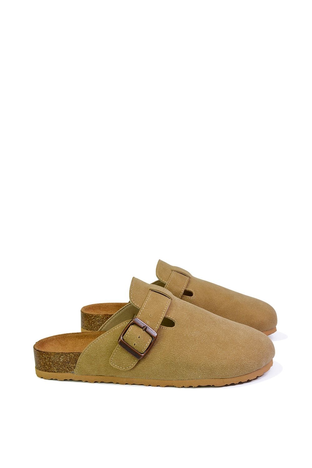 XY London 'Lucy' Slip On Flat Cork Slider Mules image 2